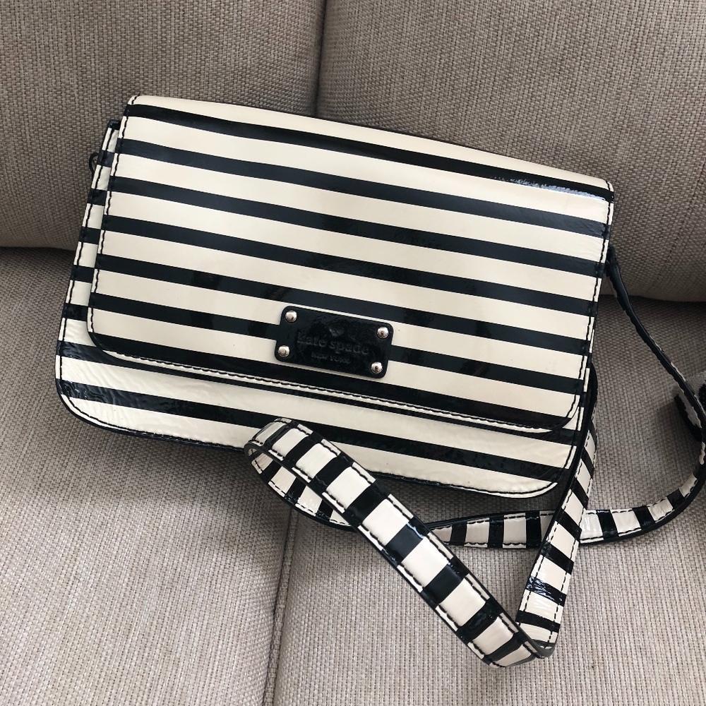 Kate Spade Striped Satchel
